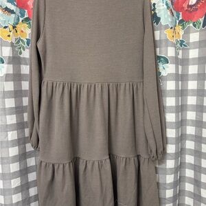 Long Sleeve Tiered Dress